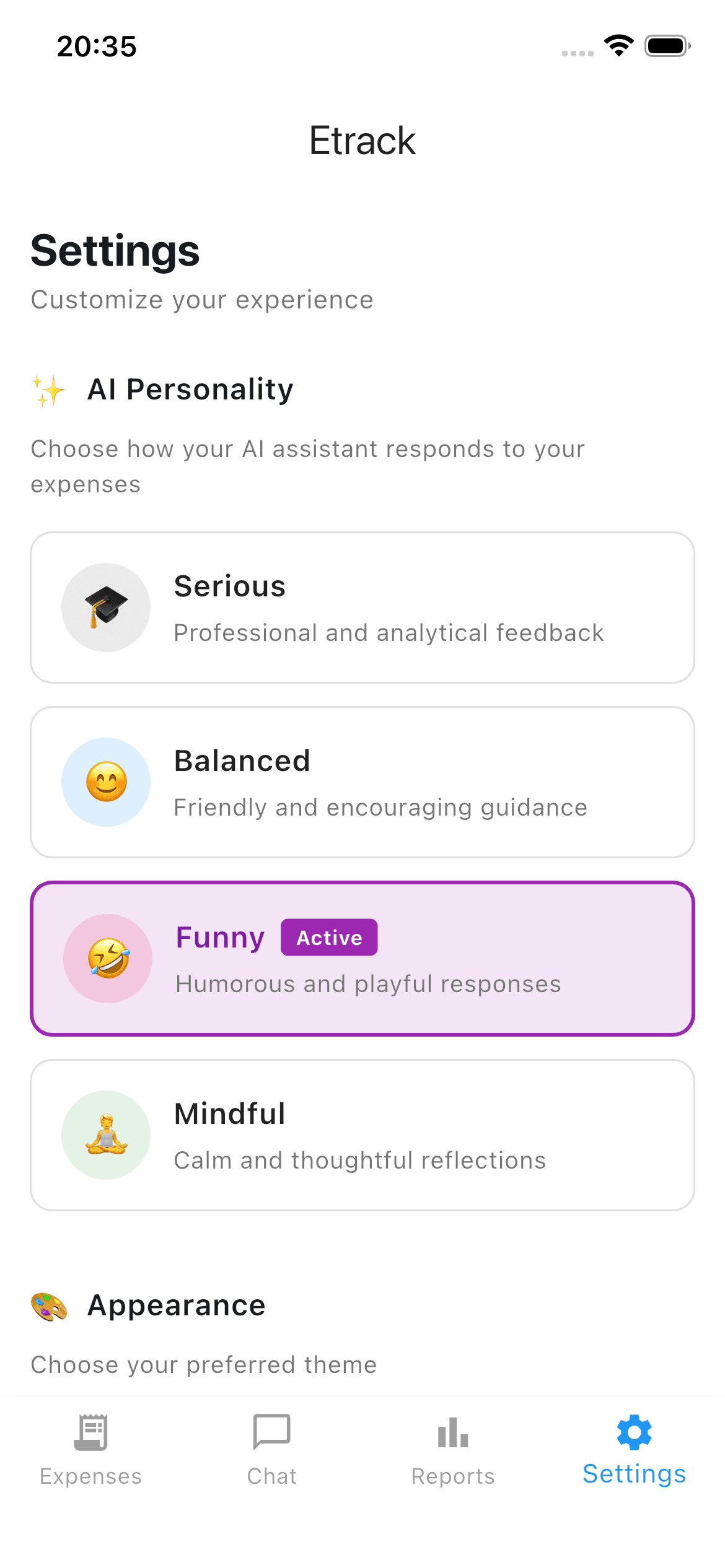 Personalized Experience